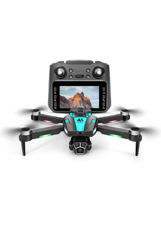SoundWave M5s Gps Drone Çift Kameralı, 4.5" Ekranlı Kumanda, Fırçasız Motor, Çarpışma Önleyici Sensör