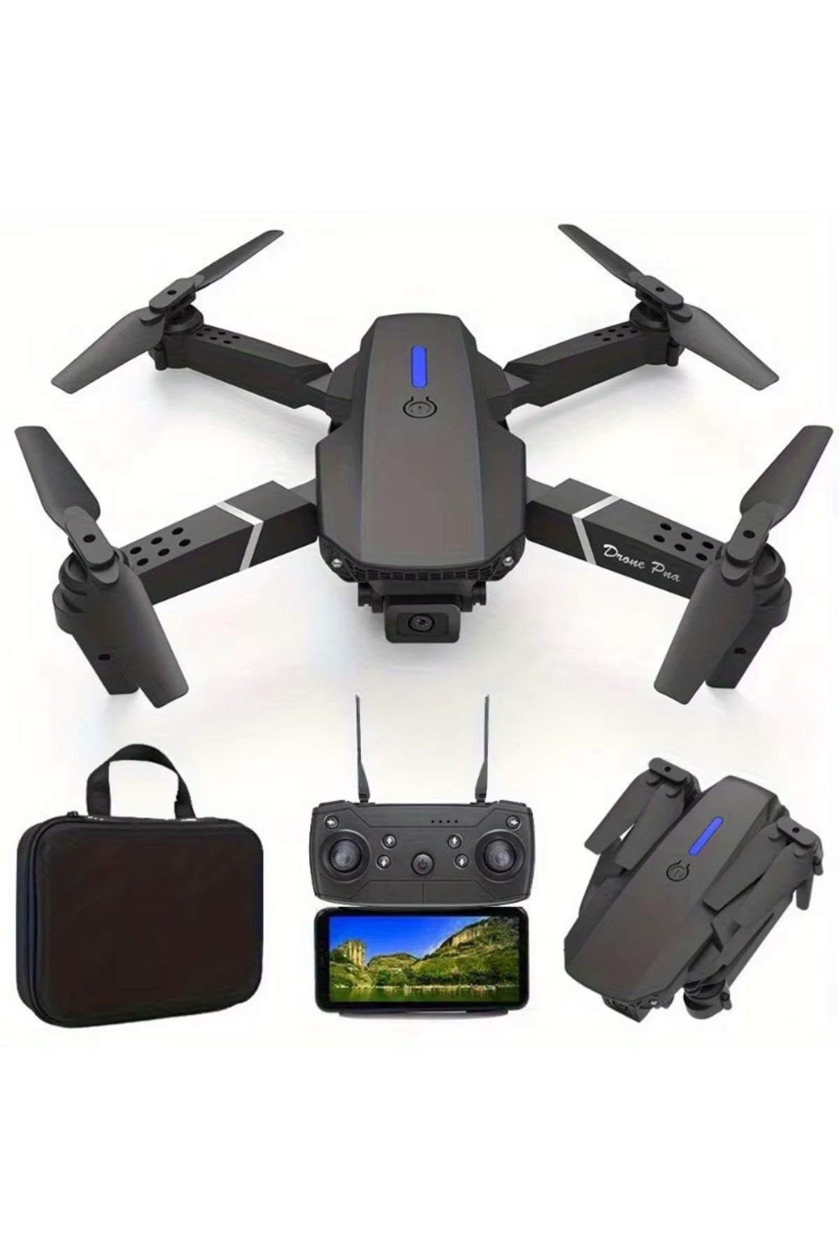 SoundWave A55 V2 Katlanabilir 480p Kameralı Drone Modeli (TAŞIMA ÇANTALI)
