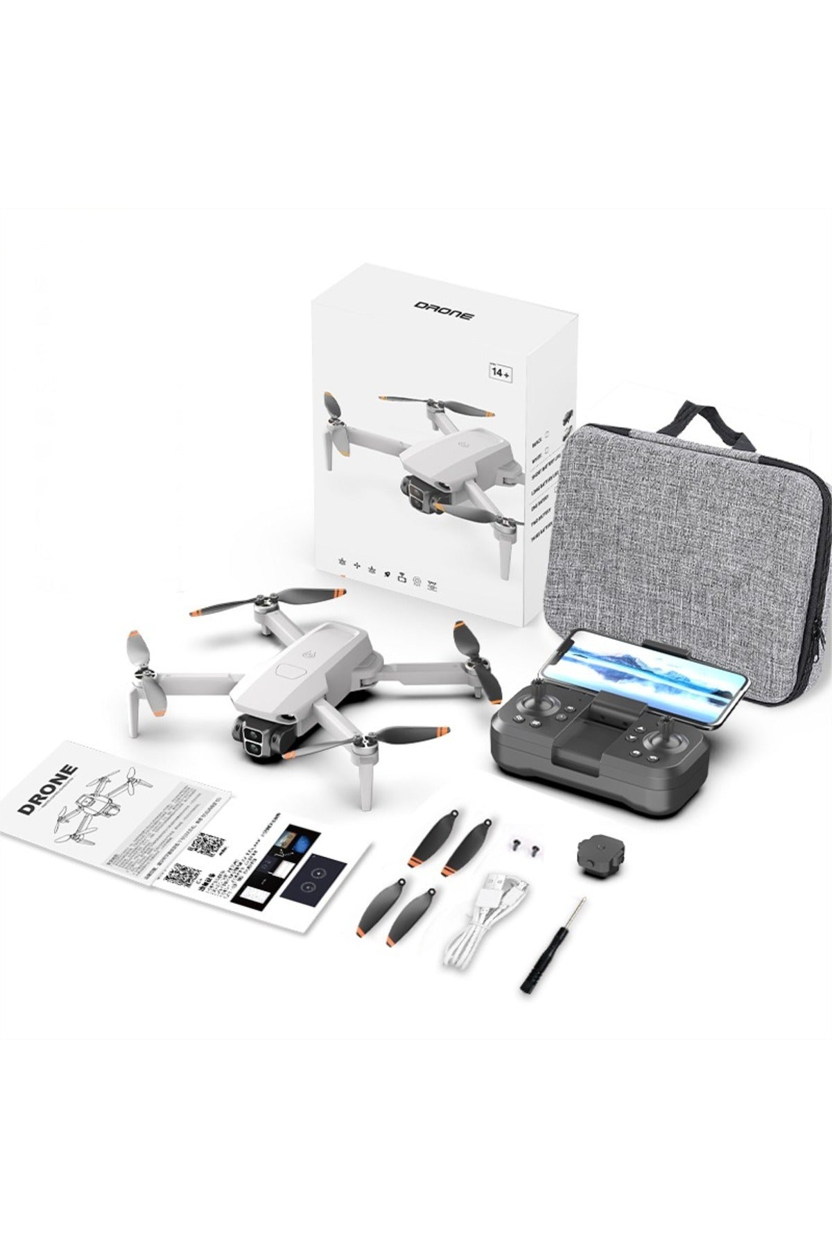 SoundWave Mini 2 - Drone Full Hd Kamera Beni Takip Et Mod Taşıma Çanta 3 Yıl Garantili